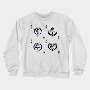 Ace Pride Pattern Crewneck Sweatshirt